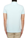 Men's Classic Tennis Short Sleeve Polo Shirt Light Blue - TOM FORD - BALAAN 6