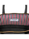 Pebble Grain Leather Slim Briefcase Black - THOM BROWNE - BALAAN 10