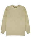 Logo Oversized Fit Sweatshirt Dusty Green - ACNE STUDIOS - BALAAN 2