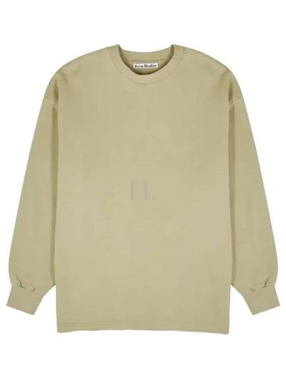 Logo Oversized Fit Sweatshirt Dusty Green - ACNE STUDIOS - BALAAN 2