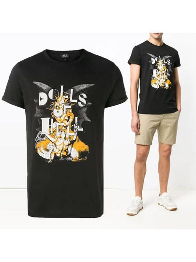 Dolls Of Hell Short Sleeve T-Shirt Black - A.P.C. - BALAAN 2