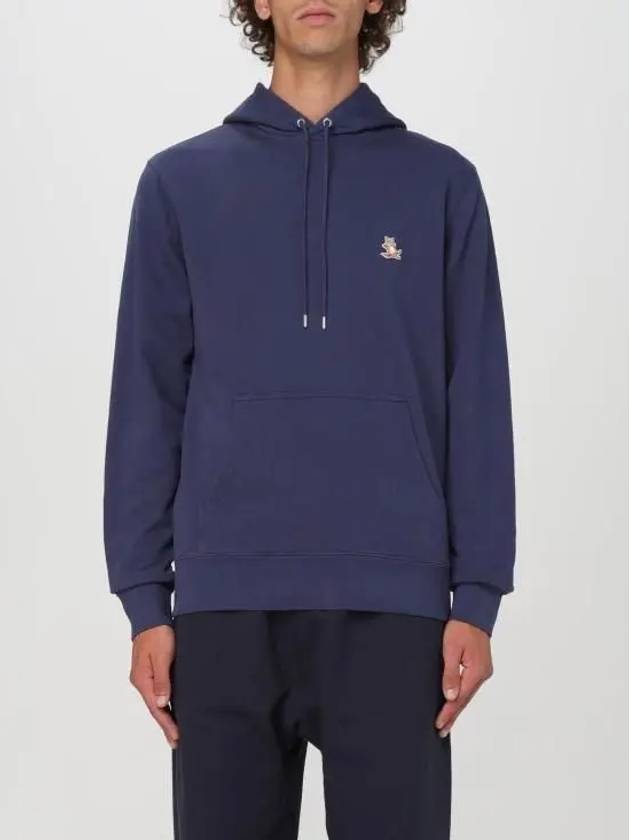 Chillax Patch Regular Hoodie Blue - MAISON KITSUNE - BALAAN 3