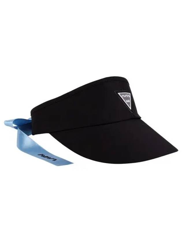 Golf Tennis Triangle Logo Sun Cap Visor Black - AVAVE - BALAAN 3