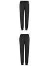 Women's Logo Patch Jogger Track Pants Black - MONCLER - BALAAN 5