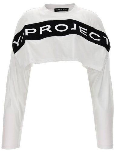 Y/Project Logo Crop T-Shirt - Y/PROJECT - BALAAN 1