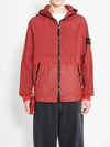 Nylon Metal Windbreaker Red - STONE ISLAND - BALAAN 3