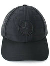 Nylon Metal 6 Panel Ball Cap Black - STONE ISLAND - BALAAN 3