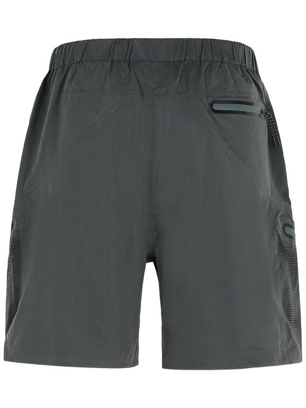 Alpha Industries Grey Polyester Bermuda Shorts - ALPHA INDUSTRIES - BALAAN 3