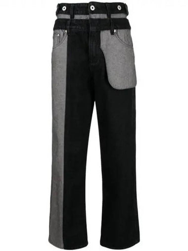 Feng Chen Wang Inside Out Straight Denim Pants 271312 - FENG CHEN WANG - BALAAN 1