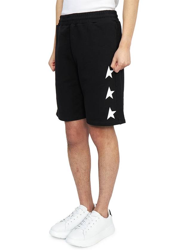 White Star Bermuda Shorts Black - GOLDEN GOOSE - BALAAN 5