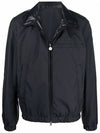 Amane Logo Patch Hooded Jacket Black - MONCLER - BALAAN 2