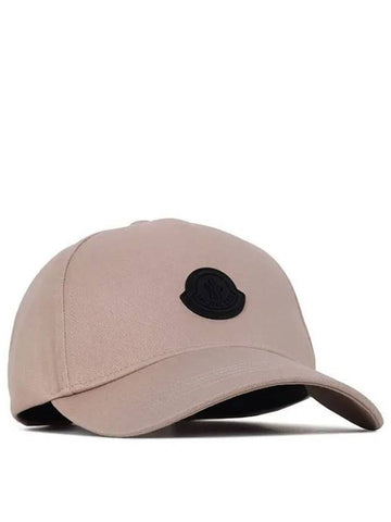 Light Pink Logo Baseball Cap 3B00068 0U082 51T 1210645 - MONCLER - BALAAN 1