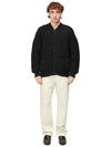 Chunky Cardigan Black - LEMAIRE - BALAAN 3