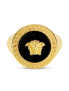 Men's Enamel Medusa Ring Gold - VERSACE - BALAAN 5