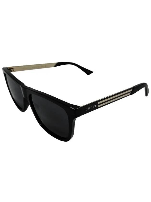 Rectangle Acetate Sunglasses Black - GUCCI - BALAAN 5