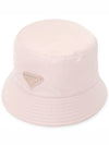 Re-Nylon Triangle Logo Bucket Hat Alabaster Pink - PRADA - BALAAN 2