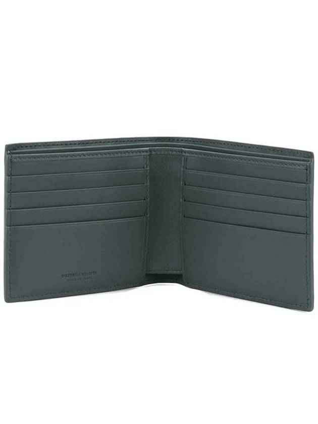 Intrecciato Weaving Half Wallet Dark Grey - BOTTEGA VENETA - BALAAN 5