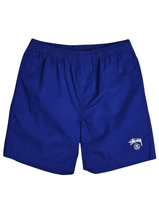 Men's Basic Stock Beach Shorts Ultramarine - STUSSY - BALAAN 1