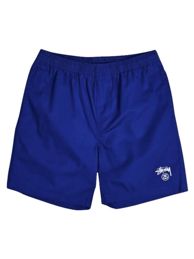 Men's Basic Stock Beach Shorts Ultramarine - STUSSY - BALAAN 1