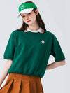 Retro summer short sleeve sweatshirt GREEN - MONBIRDIE GOLF - BALAAN 6