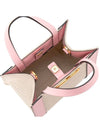 V Logo Signature Leather Tote Bag Pink - VALENTINO - BALAAN 7