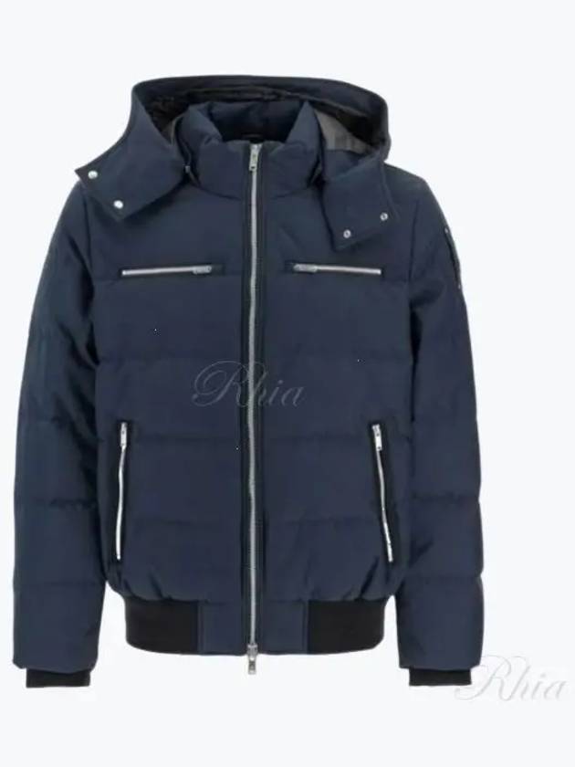 Cloud Padded Bomber Jacket Navy - MOOSE KNUCKLES - BALAAN 2