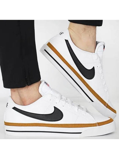 Court Legacy Next Nature Low Top Sneakers White Desert Ochre - NIKE - BALAAN 2