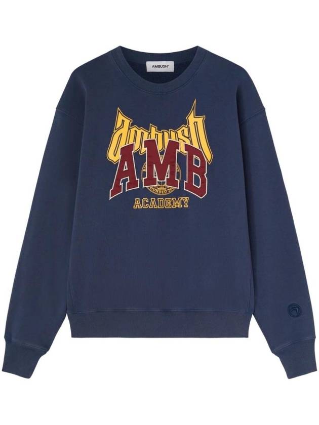 Graphic Sweatshirt Blue - AMBUSH - BALAAN 1