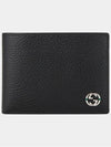 GG Interlocking Logo Two-Tone Half Wallet Green Black - GUCCI - BALAAN 7