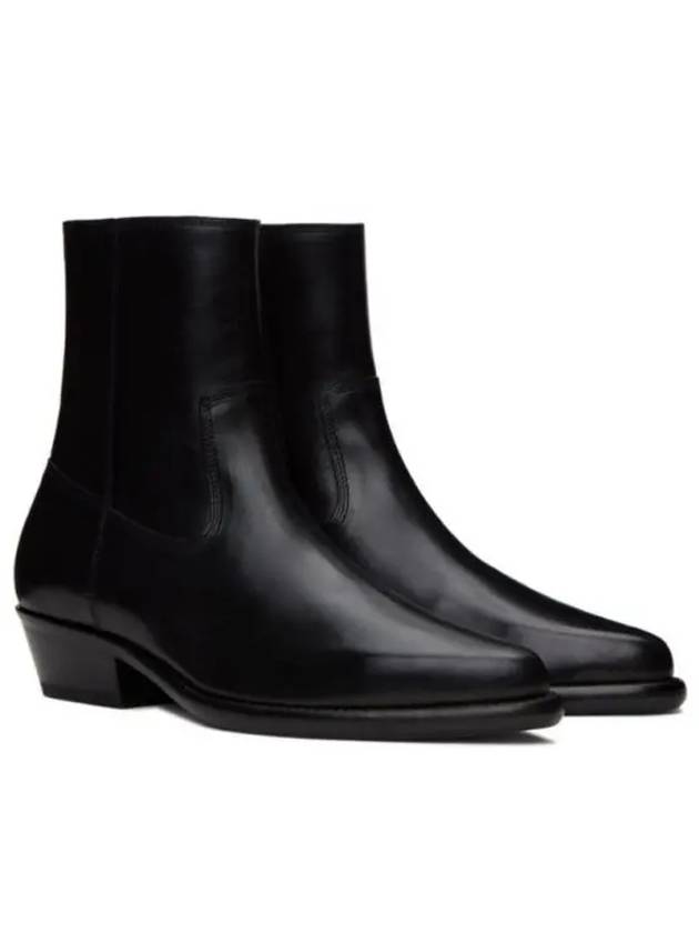 Delix Leather Ankle Boots Black - ISABEL MARANT - BALAAN 1