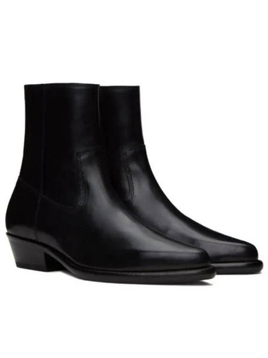 Delix Leather Ankle Boots Black - ISABEL MARANT - BALAAN 1