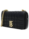 Quilted Lula Mini Leather Cross Bag Black - BURBERRY - BALAAN 4