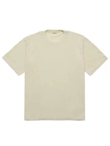 Unisex Cotton Jersey TShirt Ivory A23ST02CM IV - AURALEE - BALAAN 1