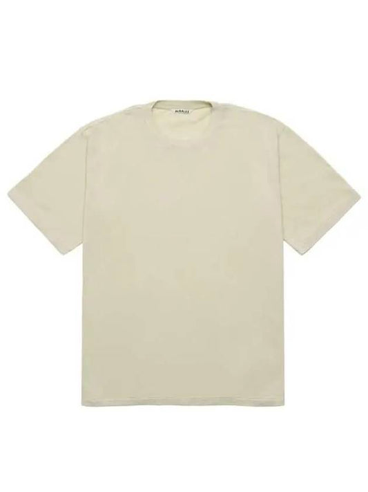 Unisex Cotton Jersey TShirt Ivory A23ST02CM IV - AURALEE - BALAAN 1