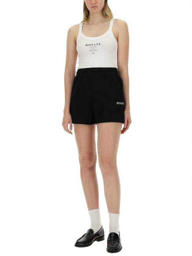 Rotate Birger Christensen High Waisted Shorts - ROTATE - BALAAN 2