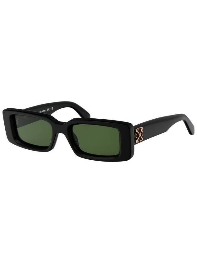 Eyewear Rectangle Frame Sunglasses Green Black - OFF WHITE - BALAAN 3