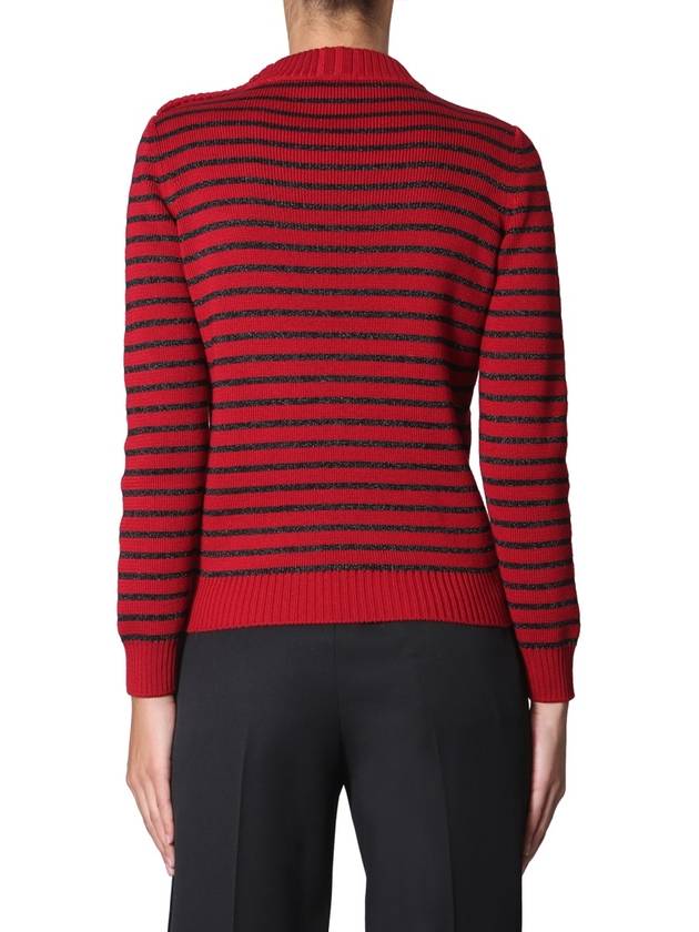 Crew Neck Sweater 589718YAJG25125 B0040168050 - SAINT LAURENT - BALAAN 4