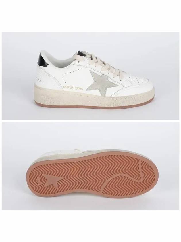 Ball Star 2 Suede Star Heel Tab Low Top Sneakers White - GOLDEN GOOSE - BALAAN 4