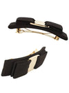 Vara Bow Hair Clip Black - SALVATORE FERRAGAMO - BALAAN 4