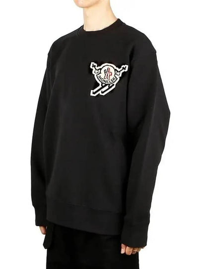 ski patch sweatshirt black - MONCLER - BALAAN 2