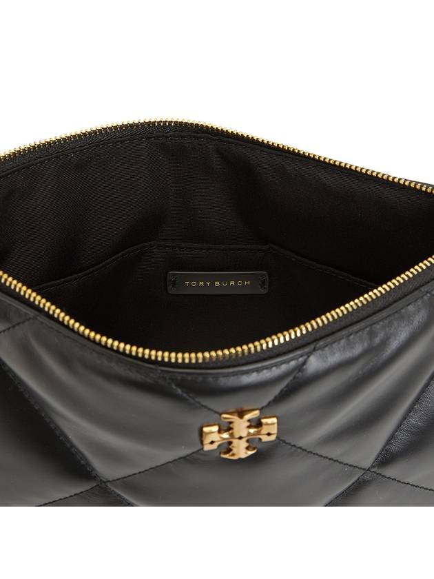 Kira Quilted Clutch Bag Black - TORY BURCH - BALAAN 8