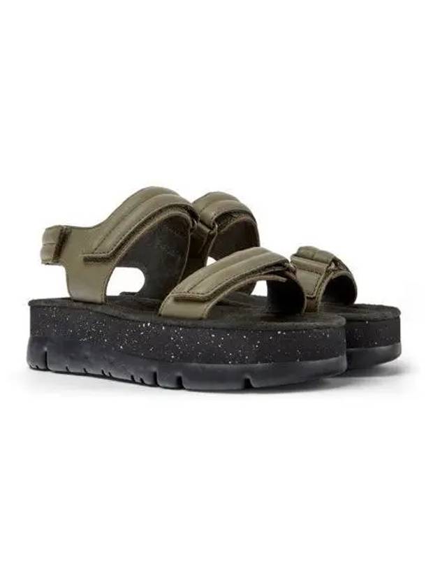 Oruga Up Leather Sandals Green - CAMPER - BALAAN 2