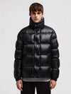 Dervox Big Patch Logo High Neck Padding Black - MONCLER - BALAAN 4