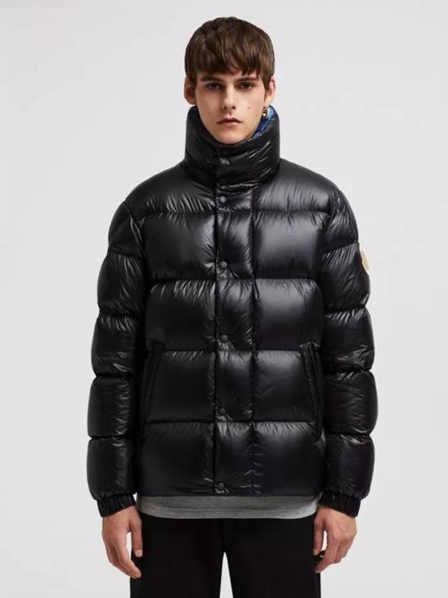 Dervox Big Patch Logo High Neck Padding Black - MONCLER - BALAAN 4