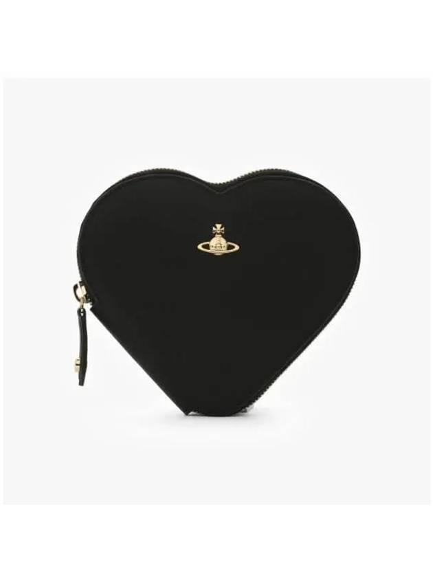 5202006KU S000B N401 Vegan Biogreen Saffiano Heart Chain Cross Bag - VIVIENNE WESTWOOD - BALAAN 3