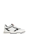 Reweb Leather Low Top Sneakers White - GUCCI - BALAAN 1