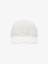 Logo Ball Cap White - MIU MIU - BALAAN 3