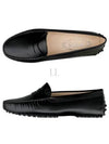 Women's Gommino Leather Driving Shoes Black - TOD'S - BALAAN 2