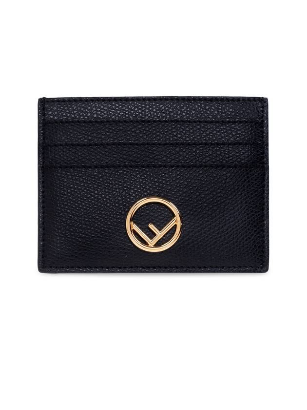 Signature Logo Card Wallet Black - FENDI - BALAAN 1