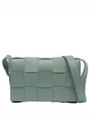 Intrecciato Cassette Cross Bag Green - BOTTEGA VENETA - BALAAN 1